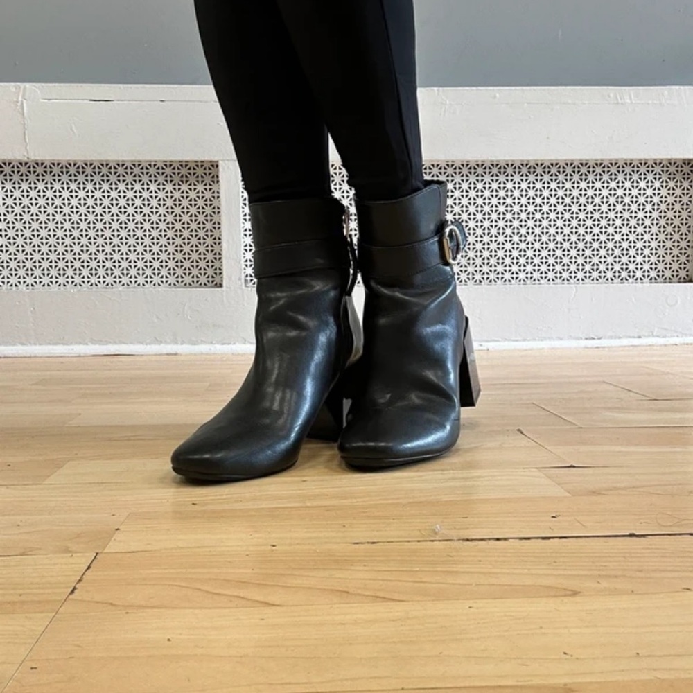 Sleek Black Ankle Booties